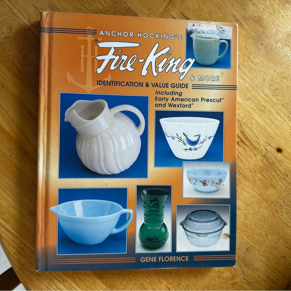 Anchor Hocking Fire-King Guide with Blue and Green Highlights